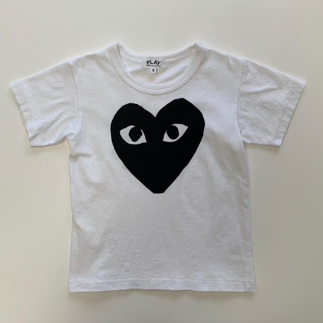 COMME des GARCONS(コムデギャルソン)の☆ PLAY COMME des GARCONS Tシャツ ☆ キッズ/ベビー/マタニティのキッズ服女の子用(90cm~)(Tシャツ/カットソー)の商品写真