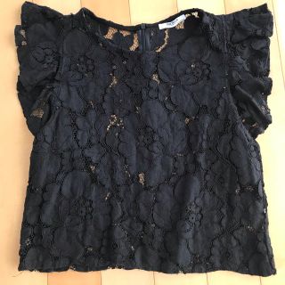 ザラ(ZARA)のZARA レーシーブラウス(シャツ/ブラウス(半袖/袖なし))