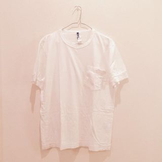 マーガレットハウエル(MARGARET HOWELL)のMHL.ロゴTシャツ メンズ ホワイト(Tシャツ/カットソー(半袖/袖なし))