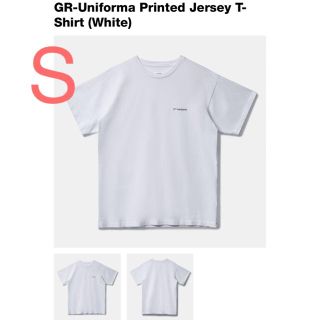 コムデギャルソン(COMME des GARCONS)の【S】Printed Jersey T-Shirt (White)(Tシャツ/カットソー(半袖/袖なし))