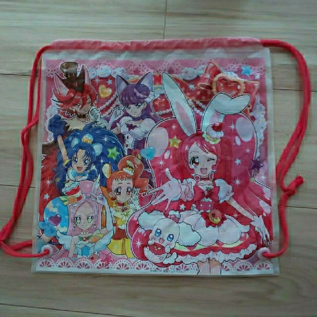 プリキュア ナップサック キッズ/ベビー/マタニティのこども用バッグ(リュックサック)の商品写真