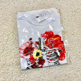 ヨウジヤマモト(Yohji Yamamoto)の【即完売！！・人気！】20/Jersey Bones and Flowers(Tシャツ/カットソー(半袖/袖なし))