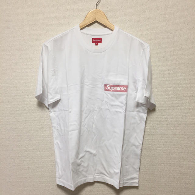 メンズＬ Supreme mesh stripe pocket tee