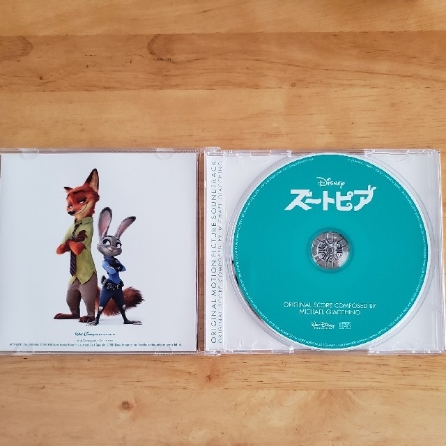 美品☆ズートピア　サントラCD(国内盤) エンタメ/ホビーのCD(映画音楽)の商品写真