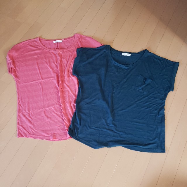 Tシャツ　 大きいサイズ２枚セット レディースのトップス(Tシャツ(半袖/袖なし))の商品写真