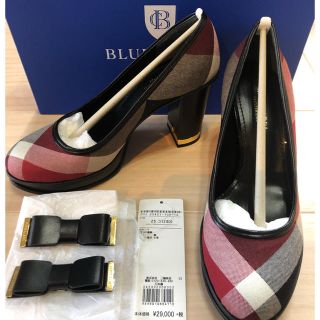 バーバリーブルーレーベル(BURBERRY BLUE LABEL)の新品★ブルーレーベル クレストブリッジ ハイヒール パンプス サンダル(ハイヒール/パンプス)