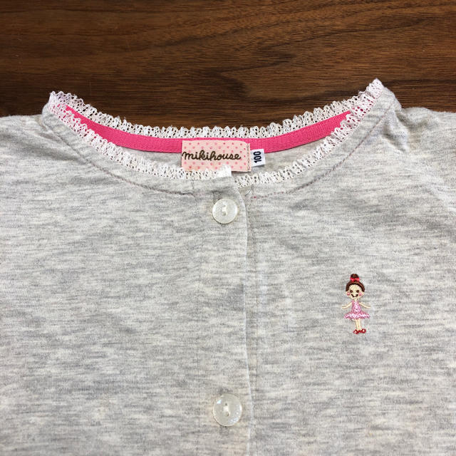 mikihouse(ミキハウス)のMiki House カーディガン 100cm キッズ/ベビー/マタニティのキッズ服女の子用(90cm~)(カーディガン)の商品写真