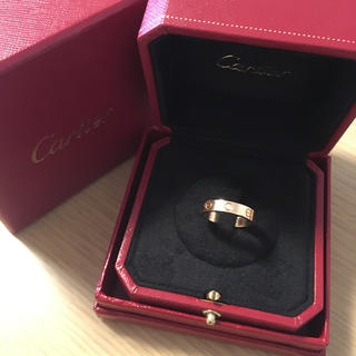 カルティエ(Cartier)のミニラブリング ダイヤモンド 1P  K18PG (リング(指輪))