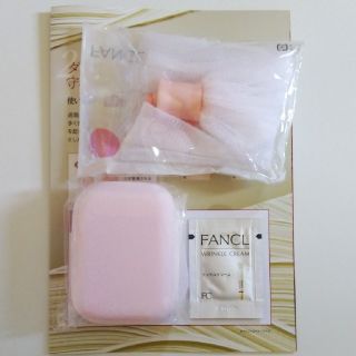 ファンケル(FANCL)のラム様専用　ファンケルシルクDEケア&泡立てネット&リンクルクリームサンプル(フットケア)