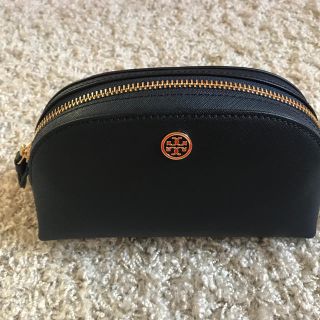 トリーバーチ(Tory Burch)の美品 トリーバーチ ポーチ ロビンソン ネイビー(ポーチ)