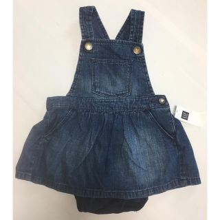 ベビーギャップ(babyGAP)の【送料込】ベイビーギャップ☆80オーバーオール☆スカート☆つなぎ☆ブルマパンツ付(スカート)