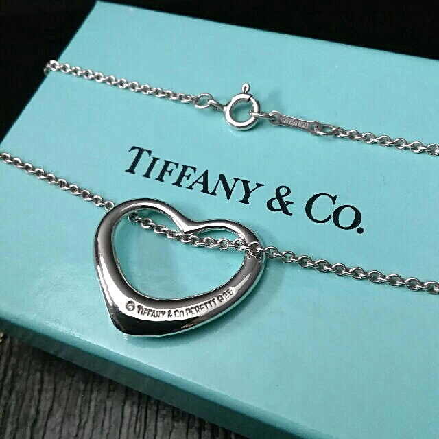 Tiffany & Co.(ティファニー)のティファニー オープンハート《超美品》　　　SV925  チャームsize M  レディースのアクセサリー(ネックレス)の商品写真