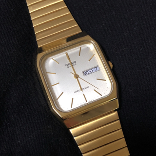 カシオ(CASIO)の[カシオ]CASIO 腕時計  MQ-518GAJ-9A アナログ ゴールド(腕時計(アナログ))