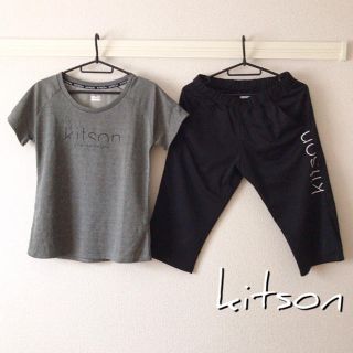 キットソン(KITSON)のkitson★キットソン★半袖Tシャツ★ハーフパンツ★上下セット(ヨガ)