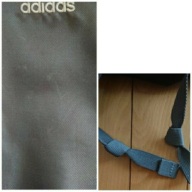 adidas(アディダス)のリュックサック adidas グレー×黒 キッズ/ベビー/マタニティのこども用バッグ(リュックサック)の商品写真