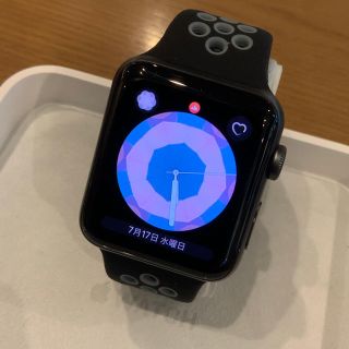 アップルウォッチ(Apple Watch)の(純正品) Apple Watch series3 42mm GPS(腕時計(デジタル))