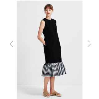 ドゥロワー(Drawer)の専用★ボーダーズアットバルコニー ワンピース I line dress 36(ロングワンピース/マキシワンピース)