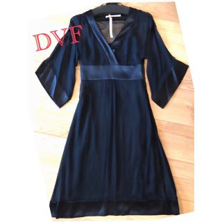 ダイアンフォンファステンバーグ(DIANE von FURSTENBERG)の【専用です！！】ダイアンフォンファステンバーグ シースルーワンピース(ひざ丈ワンピース)