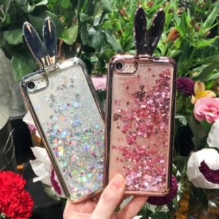 シルバー　iphon6/6s　キラキラケース　かわいすぎ❤(iPhoneケース)