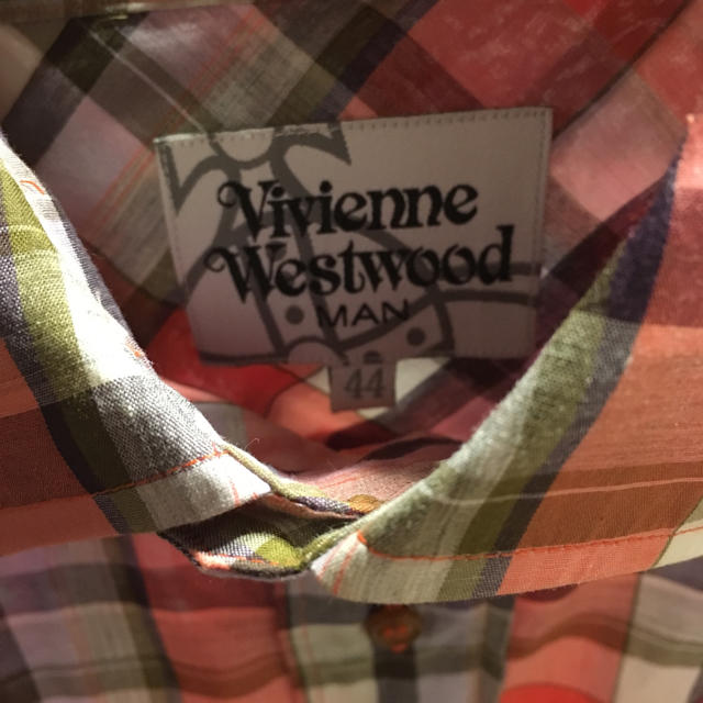 Vivienne Westwood(ヴィヴィアンウエストウッド)のvivienne westwood 高襟チェックシャツ メンズのトップス(シャツ)の商品写真