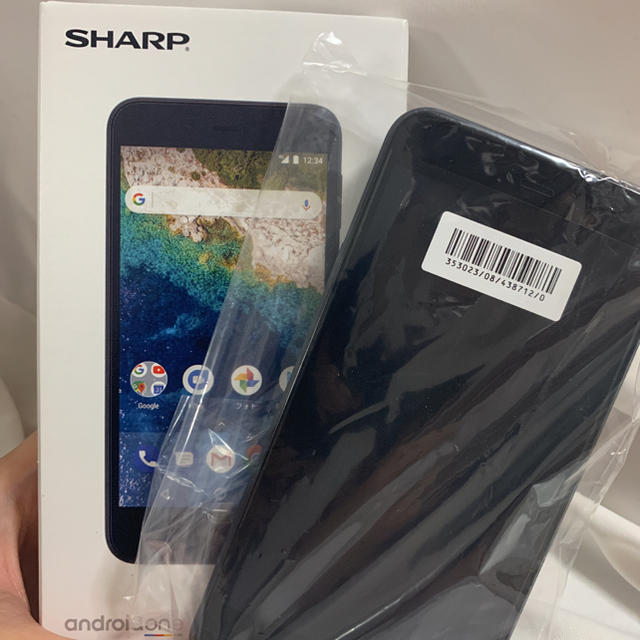 SHARP android one S3 black SIMフリー