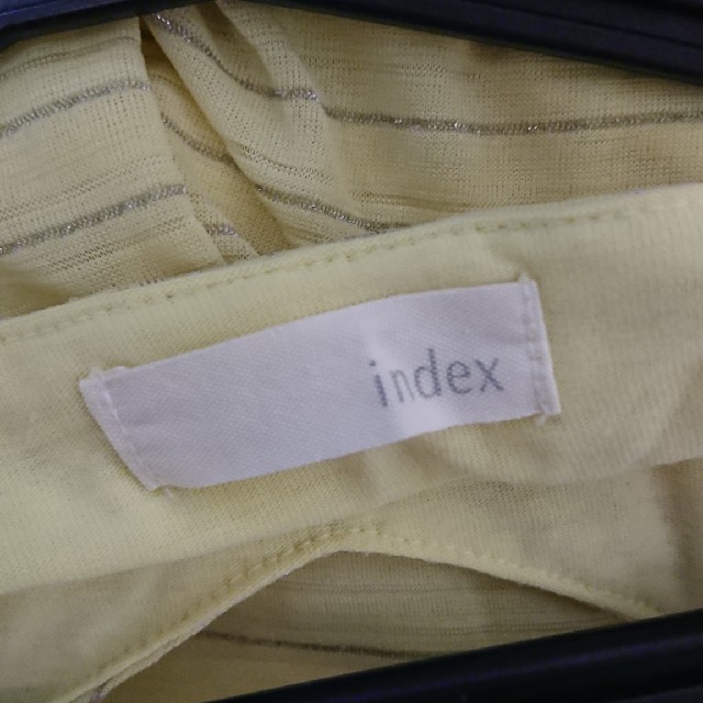 INDEX(インデックス)のトップス レディースのトップス(カットソー(半袖/袖なし))の商品写真