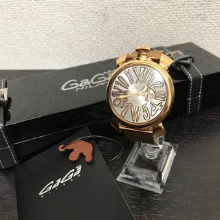 ガガミラノ(GaGa MILANO)のガガミラノ　腕時計　美品☆　28年購入　マヌアーレスリム(腕時計(アナログ))