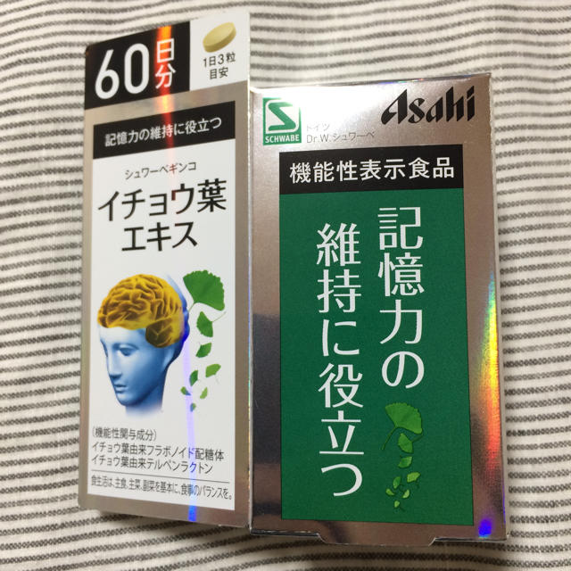 アサヒ(アサヒ)のシュワーべギンコ  イチョウ葉エキス 60日分 食品/飲料/酒の健康食品(その他)の商品写真