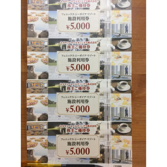 セガサミー 株主優待券 5000円×4枚 【5％OFF】 7020円 www