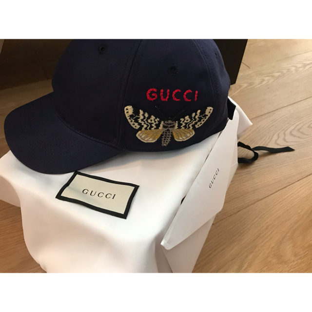 Gucci(グッチ)のグッチ バタフライ キャップ メンズの帽子(キャップ)の商品写真