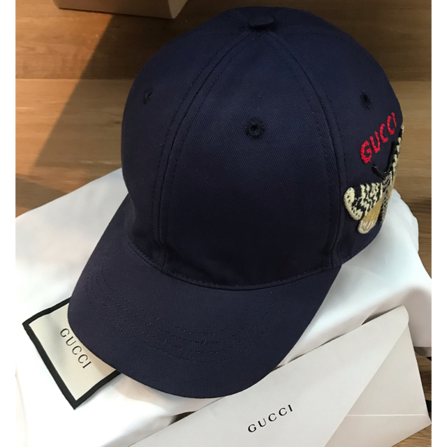 Gucci(グッチ)のグッチ バタフライ キャップ メンズの帽子(キャップ)の商品写真