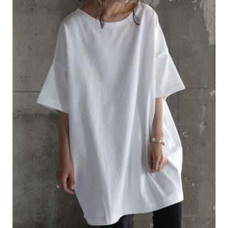 アンティカ(antiqua)の大人気！antiqua バスクTシャツ ホワイト サイズL(Tシャツ(半袖/袖なし))