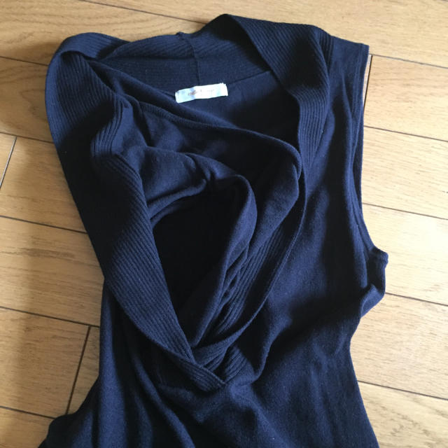 授乳服 M 黒 ブラック キッズ/ベビー/マタニティのマタニティ(マタニティトップス)の商品写真
