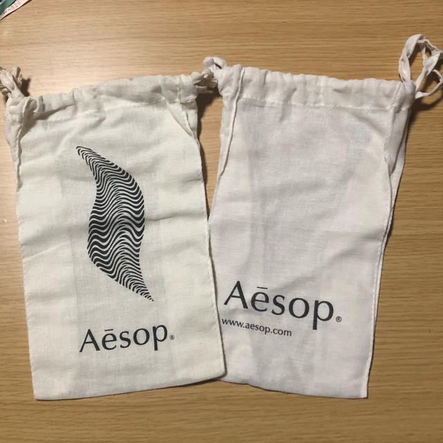 Aesop(イソップ)のきゃりこ様専用 Aesop 巾着 小 2枚セット レディースのバッグ(ショップ袋)の商品写真