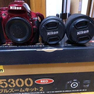 ニコン(Nikon)の一眼レフ⭐️ nikon D5300 ダブルズームキット2(デジタル一眼)