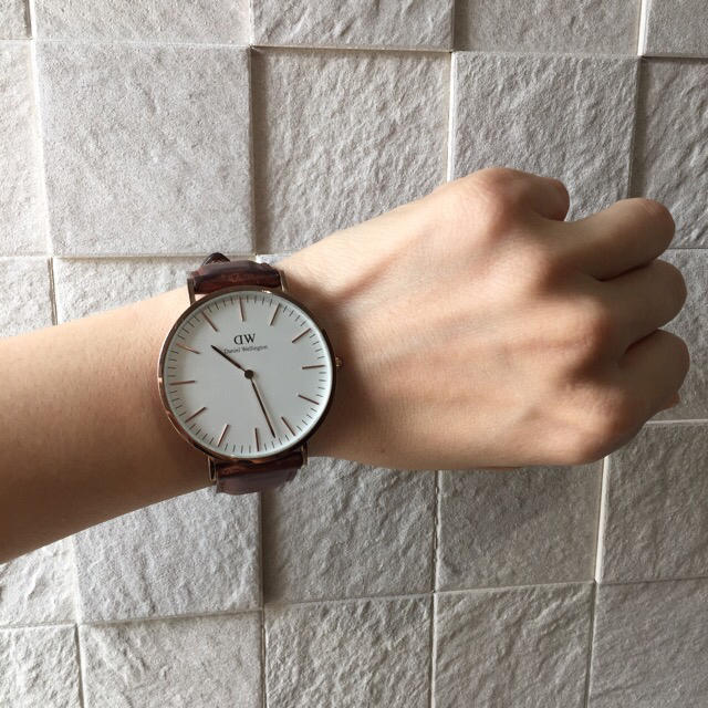 Daniel Wellington(ダニエルウェリントン)の箱無し Daniel Wellington 腕時計 40mm ローズゴールド メンズの時計(腕時計(アナログ))の商品写真