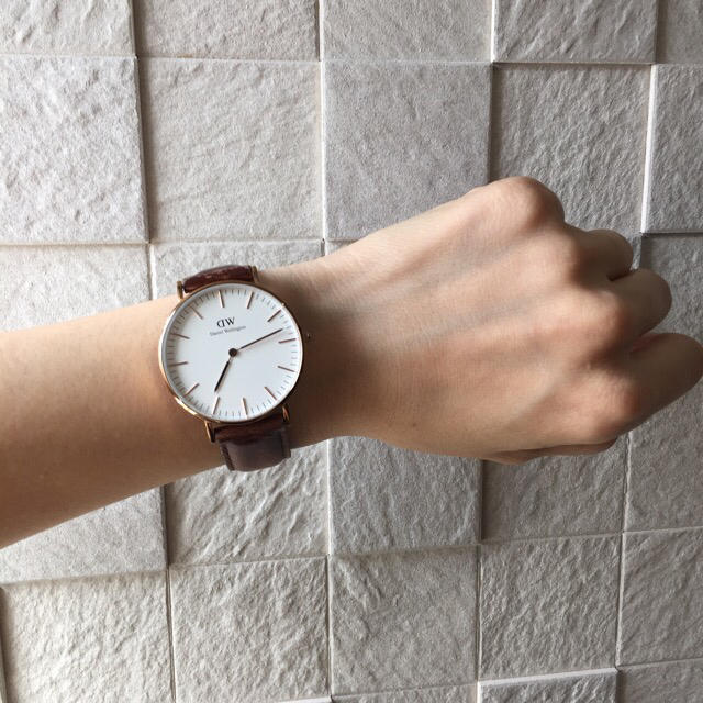 Daniel Wellington(ダニエルウェリントン)の箱無し Daniel Wellington 腕時計 36mm ローズゴールド レディースのファッション小物(腕時計)の商品写真