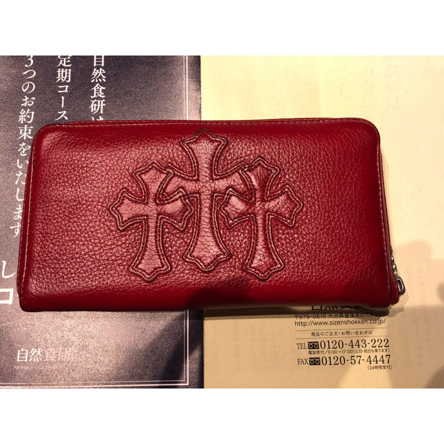 Chrome Hearts(クロムハーツ)のインテリ様専用  クロムハーツ REC 財布 赤 レアカラー メンズのファッション小物(長財布)の商品写真