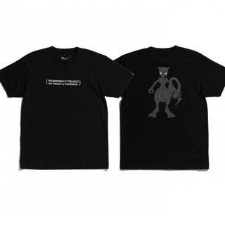 フラグメント(FRAGMENT)のフラグメント x ポケモン ミュウツーtee 黒L(Tシャツ/カットソー(半袖/袖なし))