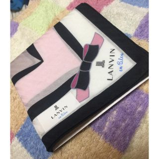 ランバンオンブルー(LANVIN en Bleu)の【新品 未使用】LANVIN ランバン ハンカチ 大判(ハンカチ)