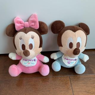 ディズニー(Disney)のぬいぐるみ  ガラガラ  ミッキー＆ミニー(がらがら/ラトル)