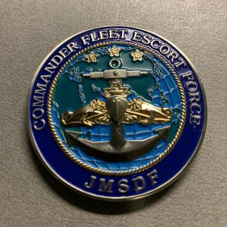 【レア・希少】 護衛艦隊司令部・旭日旗チャレンジコイン 護衛艦隊司令官 チャレンジコインの通販 by こうたろう2019's