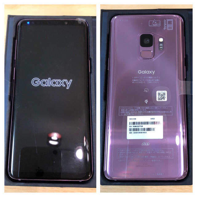 サムスン　Galaxy　S9　SIMロック解除済み SCV38 SAMSUNG