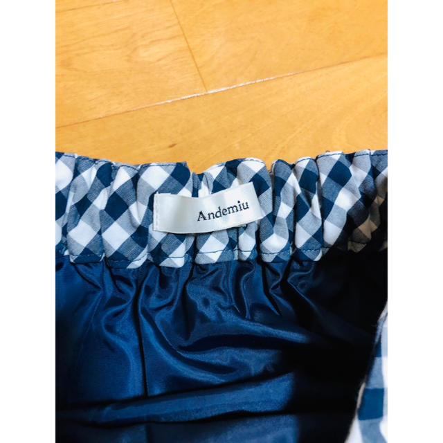 Andemiu(アンデミュウ)の［美品］アンデミュウ チェック スカート レディースのスカート(ひざ丈スカート)の商品写真