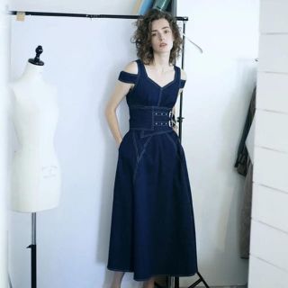 アメリヴィンテージ(Ameri VINTAGE)のぽっけ様専用　ameri vintage アメリヴィンテージ デニムワンピース(ロングワンピース/マキシワンピース)