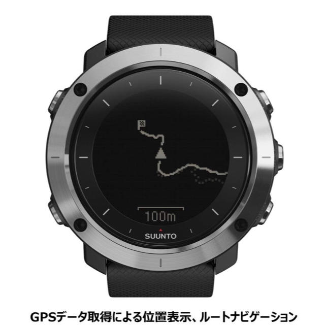 SUUNTO(スント)のスント トラバース ブラック(SS021843000) 値下げしました！ メンズの時計(腕時計(デジタル))の商品写真