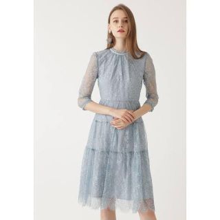 ジルスチュアート(JILLSTUART)のタグ付未使用 《JILLSTUART White》レニエワンピース(ひざ丈ワンピース)