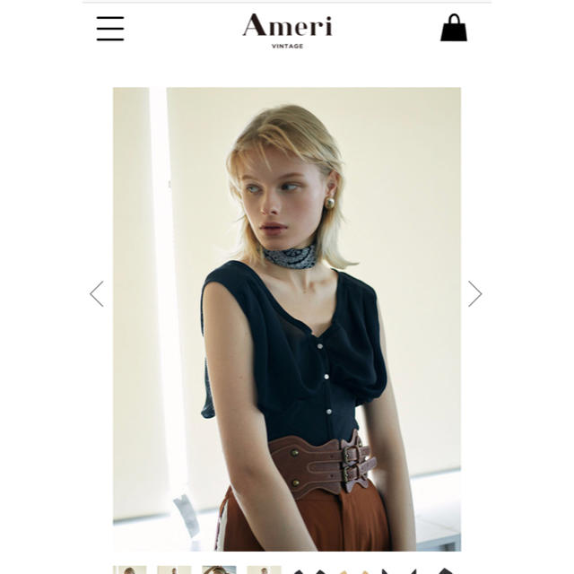 Ameri VINTAGE(アメリヴィンテージ)のameri  vintage コルセット トップス レディースのトップス(カットソー(半袖/袖なし))の商品写真