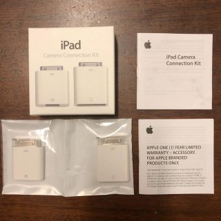 アップル(Apple)の【純正品・新品】 カメラ　ipad   接続キット　MC531ZM/A(タブレット)