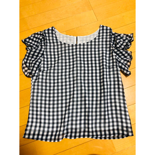 PROPORTION BODY DRESSING(プロポーションボディドレッシング)の［美品］プロポ 3wayギンガムチェックブラウス レディースのトップス(シャツ/ブラウス(半袖/袖なし))の商品写真